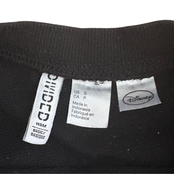 H&M Disney Womens Mickey Mouse Crew Neck Sweatshirt-Black-S-GUC - Picture 4 of 5